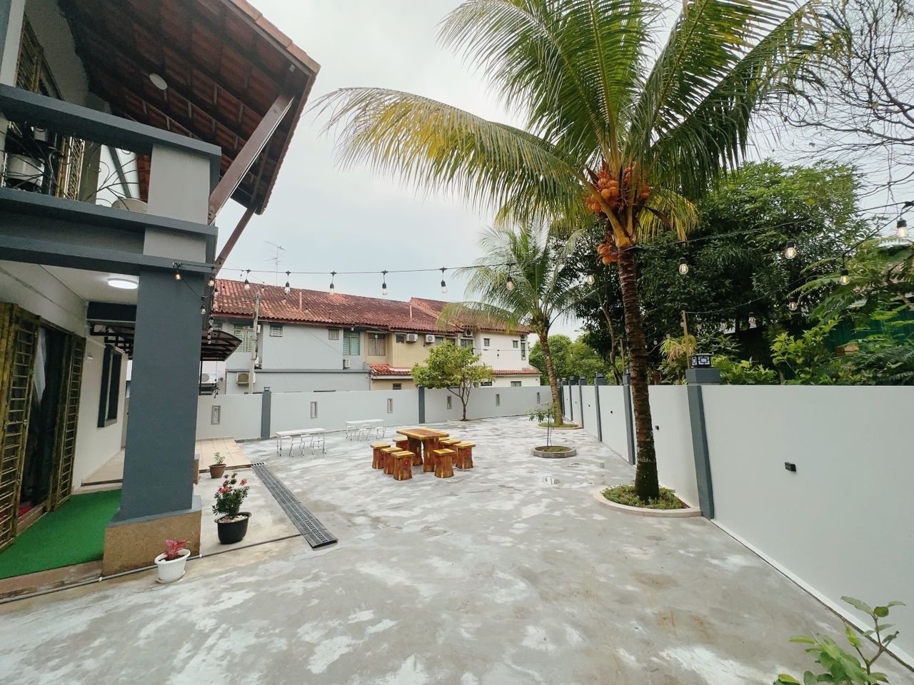 Outside