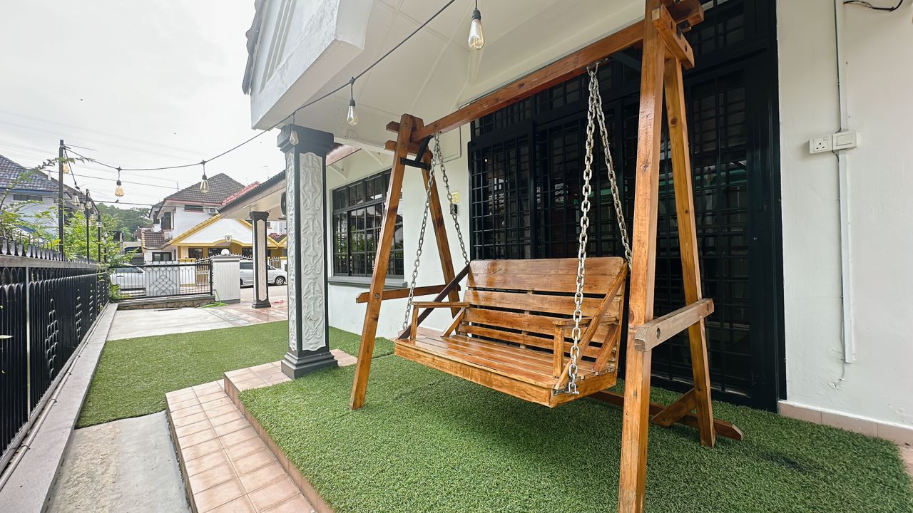 Outside